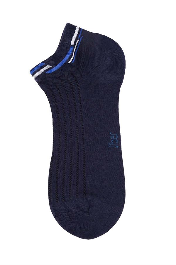 Erkek Lacivert Patik Modal Çorap 6111