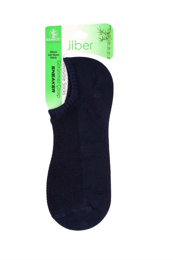 Erkek Lacivert Sneaker Bambu Çorap 7050