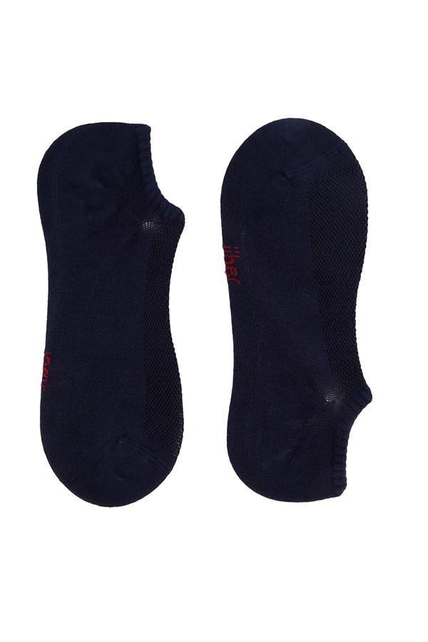 Erkek Lacivert Sneaker Bambu Çorap 7050