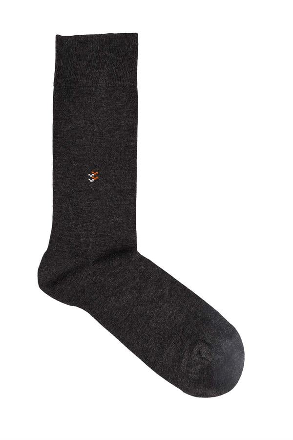 Erkek Likralı Bambu Antrasit Çorap 5617