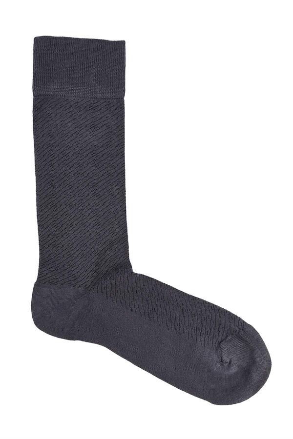Erkek Likralı Bambu Füme Çorap 5616
