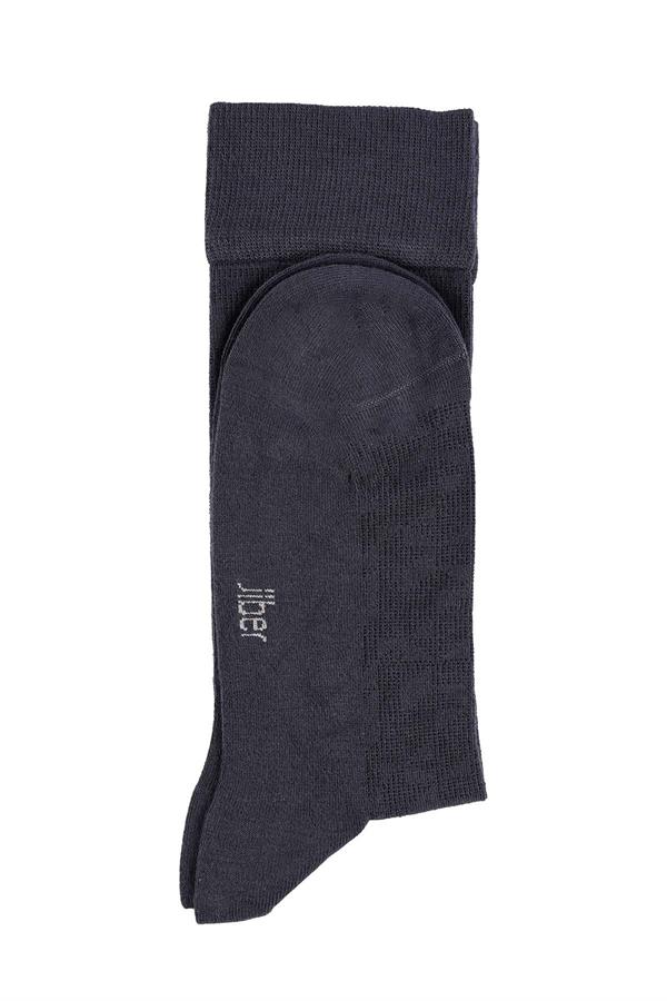 Erkek Likralı Bambu Füme Soket Çorap 5618