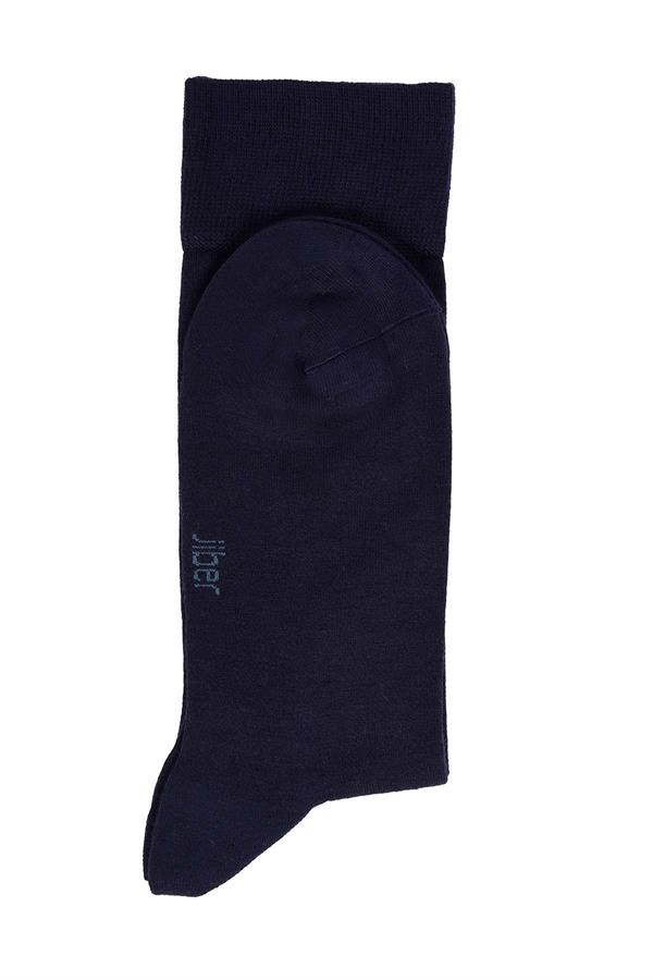 Erkek Likralı Bambu Lacivert Çorap 5617