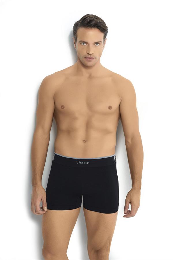 Erkek Mikrofiber Dikişsiz Boxer Siyah  JBR276.0000001