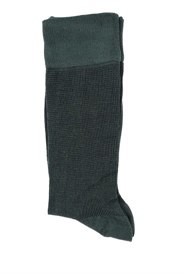 Erkek Nefti Bambu Uzun Çorap 5523