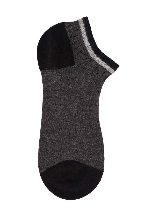 Erkek Patik Modal Antrasit Çorap 6110
