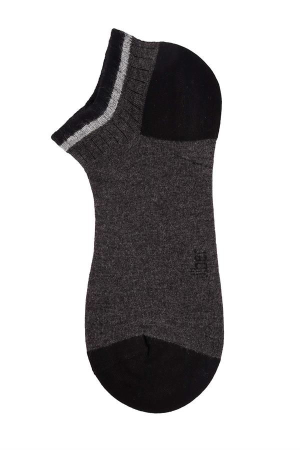 Erkek Patik Modal Antrasit Çorap 6110
