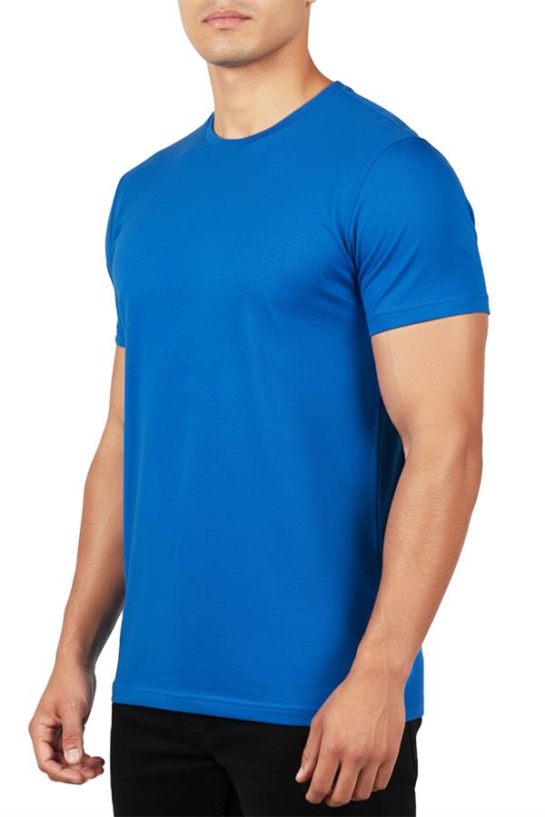 Erkek Bambu T-Shirt 334 Sax Mavisi  JBR334.0000001