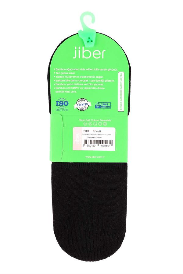 Erkek Siyah Bambu Babet Çorap 7001