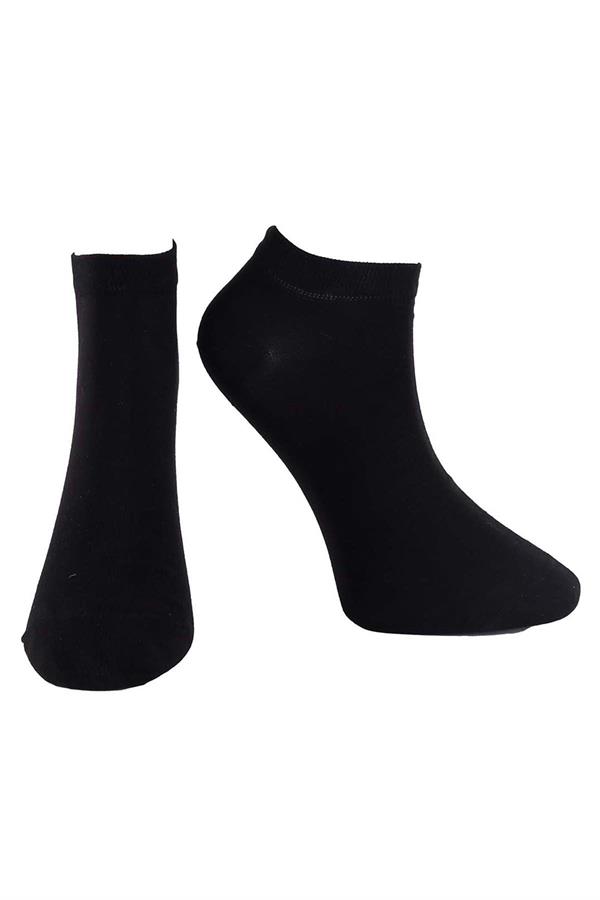 Erkek Siyah Bambu  Patik Çorap 6750