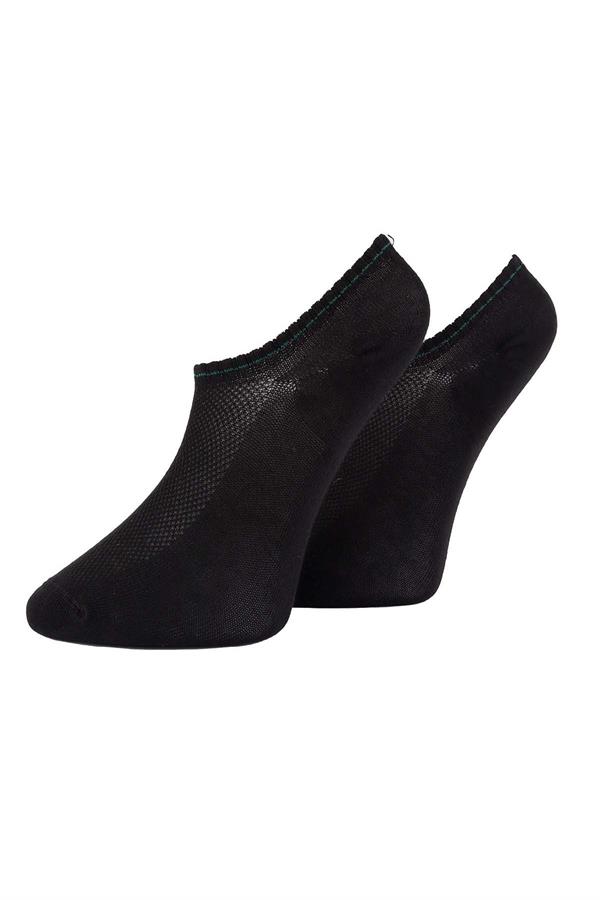 Erkek Siyah Bambu Sneaker Çorap 7051