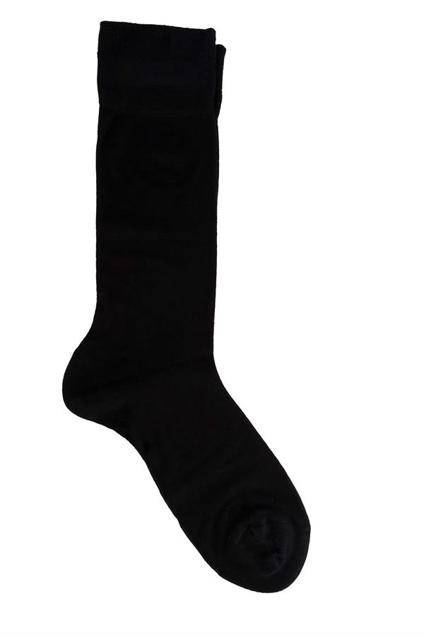 Erkek Siyah Bambu Soket Çorap 5500