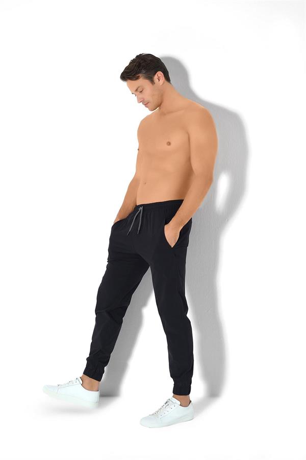 Erkek Dokuma Lastikli Eşofman Altı 2046 Siyah  JBR2046.000001