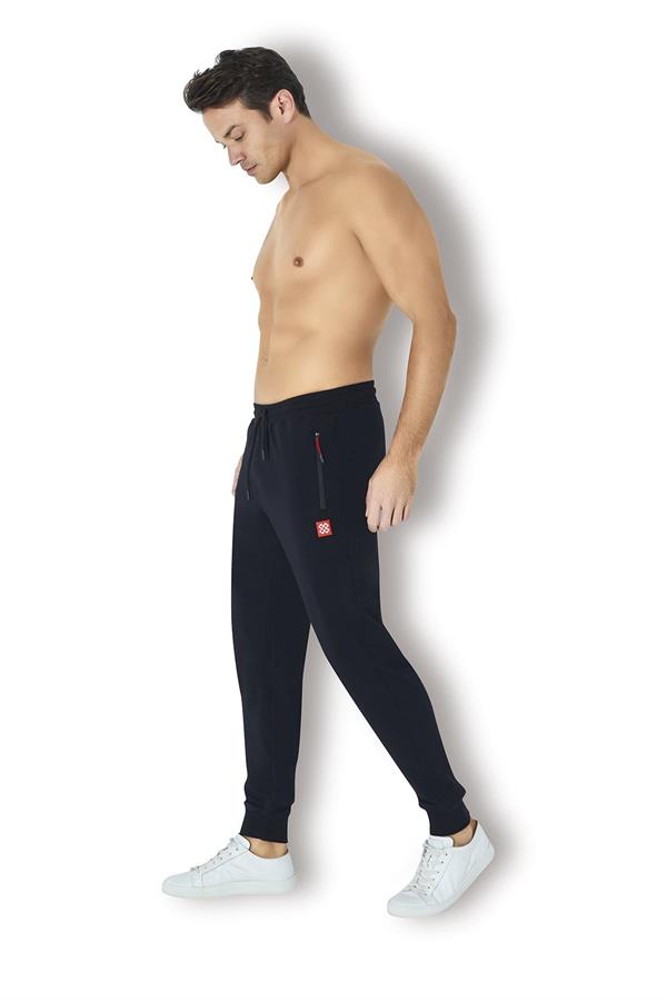 Erkek İki İplik Eşofman Altı 2050 Siyah  JBR2050.000001