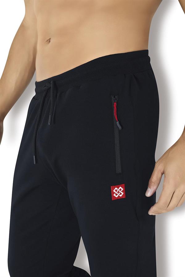 Erkek İki İplik Eşofman Altı 2050 Siyah  JBR2050.000001