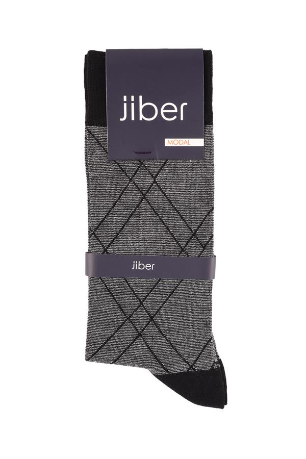 Erkek Modal Likralı Soket Çorap 5221 SİYAH  JBR5221.000001