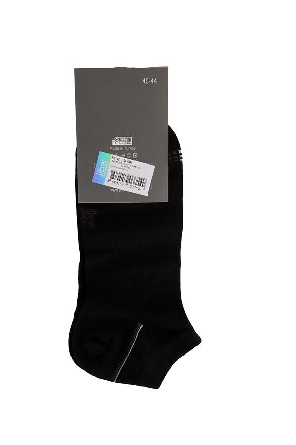 Erkek Siyah Modal Patik Çorap 6104