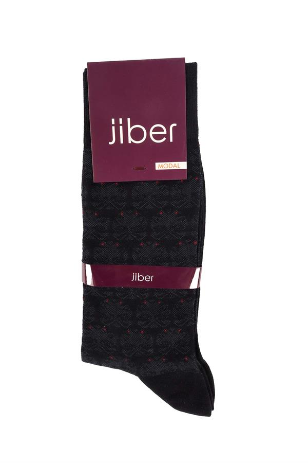 Erkek Siyah Modal Uzun Çorap 5115