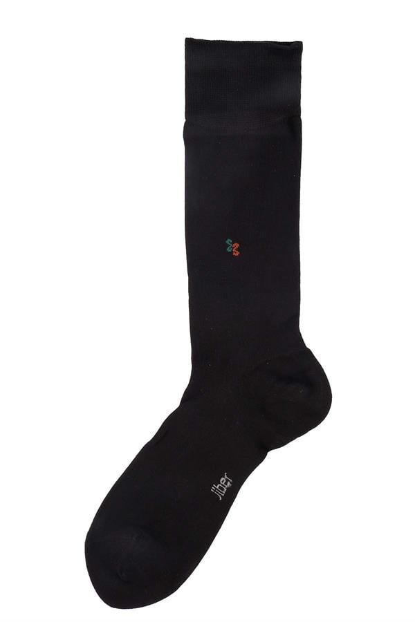 Erkek Siyah Modal Uzun Çorap 5118