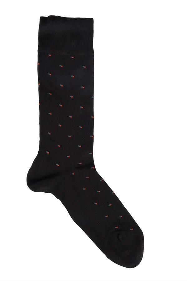 Erkek Siyah Modal Uzun Çorap 5120