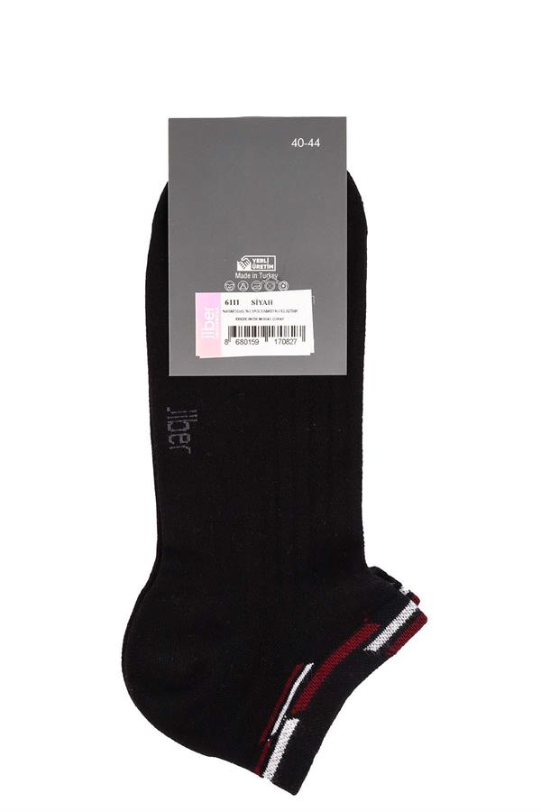 Erkek Siyah Patik Modal Çorap 6111