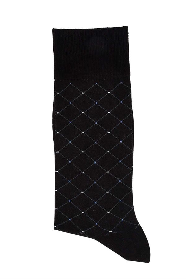 Erkek Siyah Soket Modal Çorap 5122