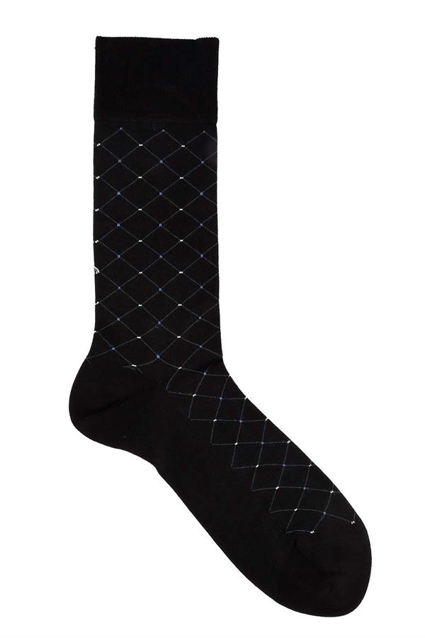 Erkek Siyah Soket Modal Çorap 5122