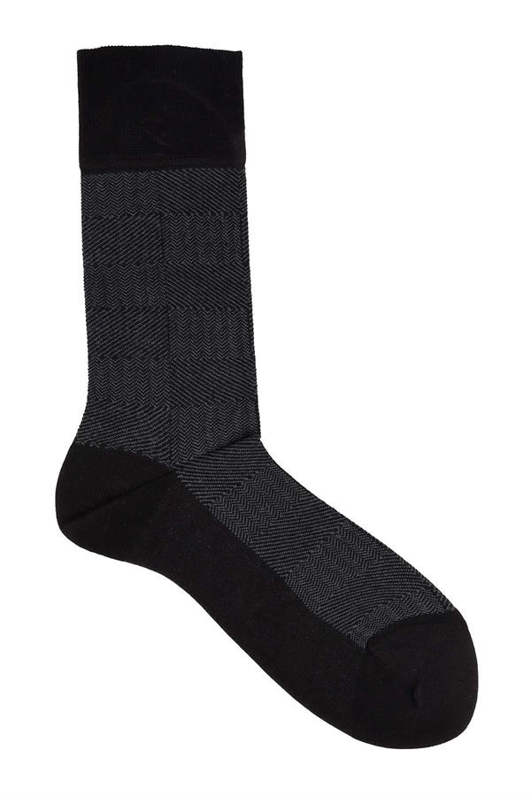 Erkek Siyah Soket Modal Çorap 5123