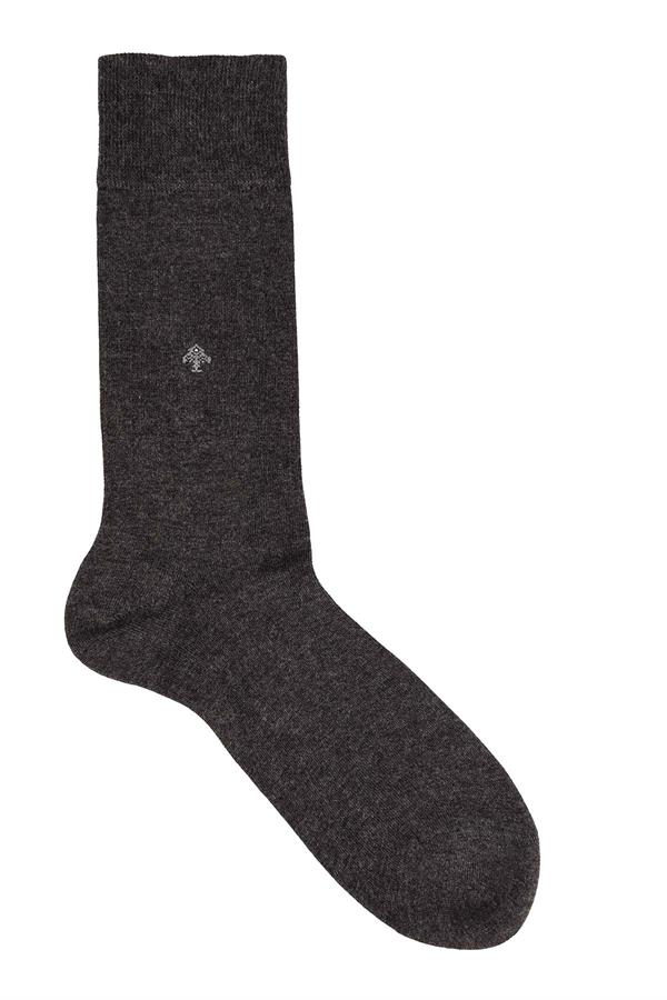 Erkek Soket Antrasit Modal Çorap 5125