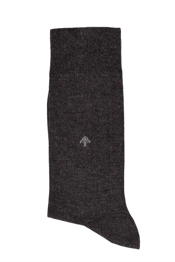 Erkek Soket Antrasit Modal Çorap 5125