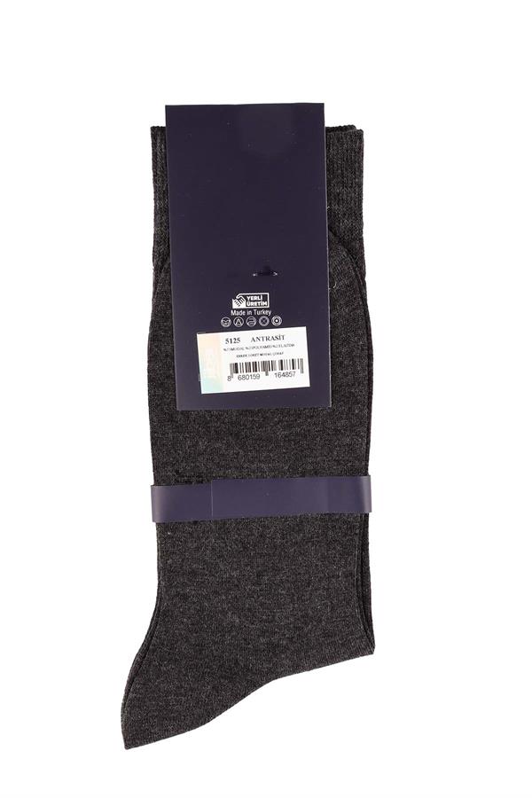 Erkek Soket Antrasit Modal Çorap 5125