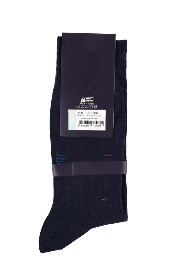 Erkek Soket Lacivert Modal Çorap 5126