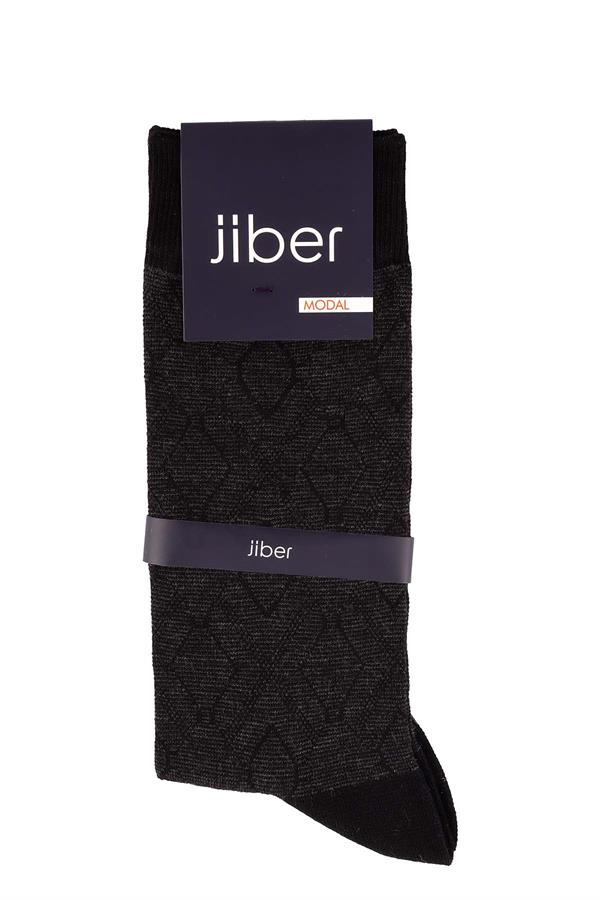 Erkek Soket Likralı Modal Siyah Çorap 5214