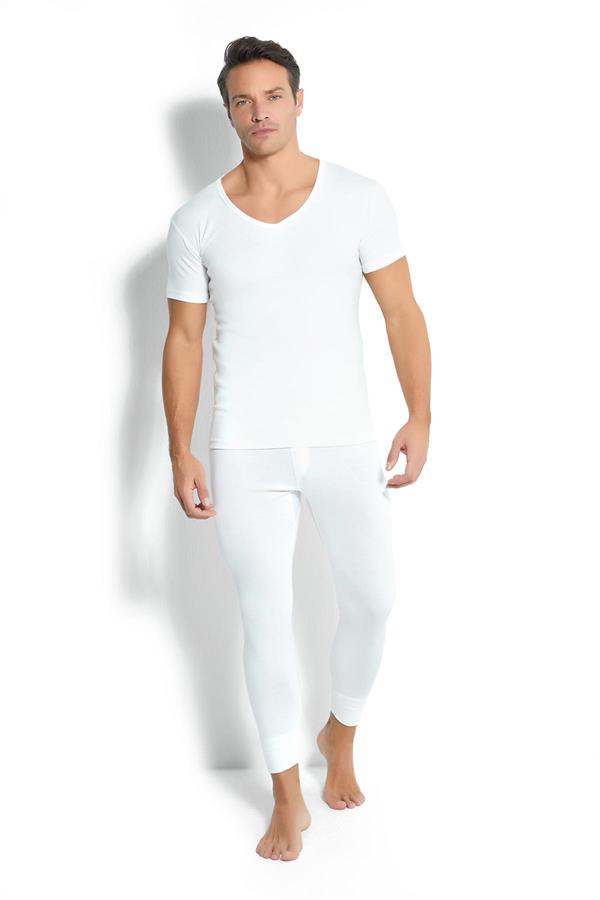 Jiber Erkek Termal İçlik Üst Ekru 162