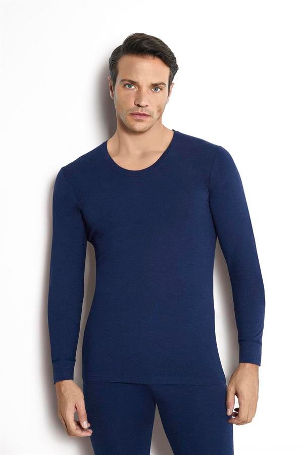 Jiber Erkek Termal İçlik Üst Lacivert 170