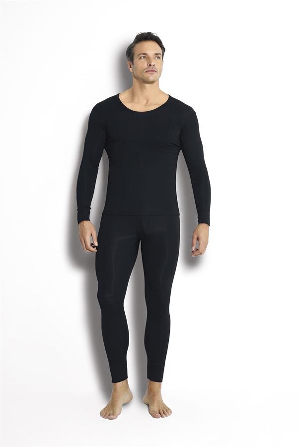 Jiber Erkek Termal İçlik Üst Siyah 160