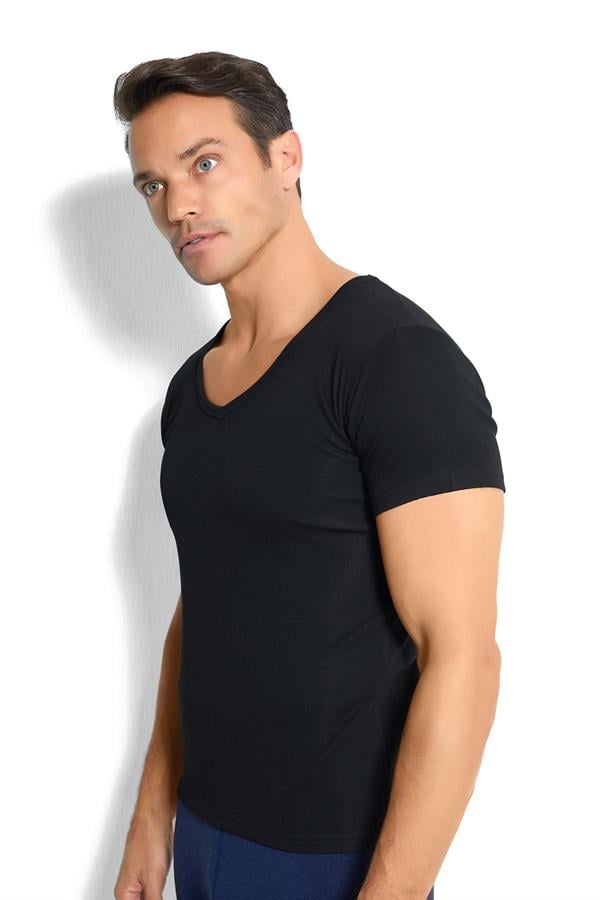 Jiber Erkek Termal İçlik Üst Siyah 162