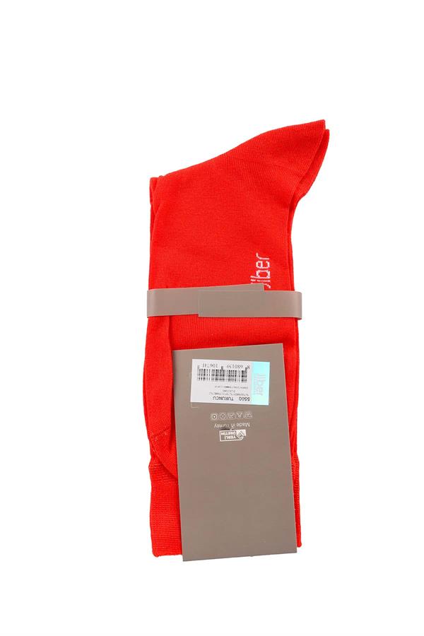 Erkek Turuncu Bambu  Soket Çorap 5500