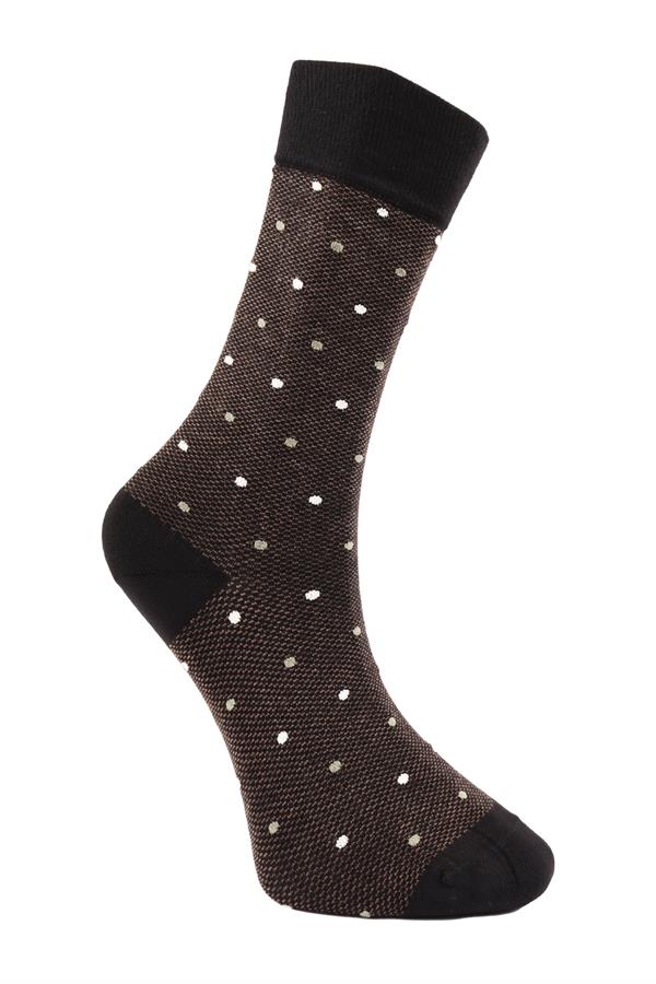 Erkek Bambu Likralı Soket Çorap 5620 Vizon  JBR5620.000001
