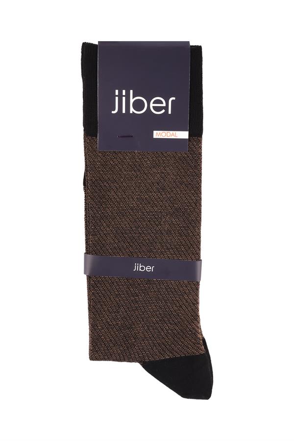 Erkek Likralı Soket Modal Çorap 5218 Vizon  JBR5218.000001