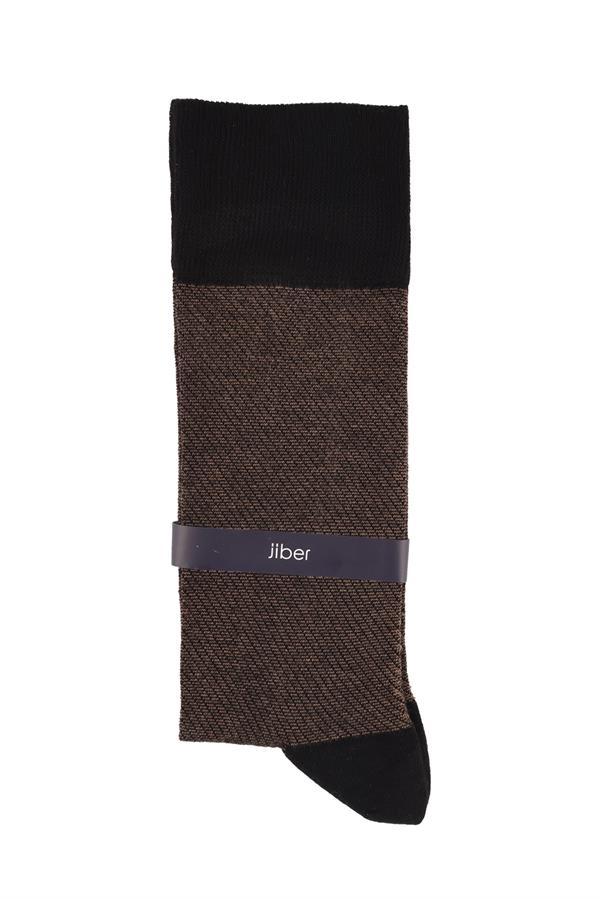 Erkek Likralı Soket Modal Çorap 5218 Vizon  JBR5218.000001