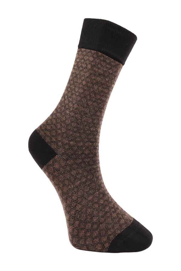 Erkek Modal Likralı Soket Çorap 5220 Vizon  JBR5220.000001