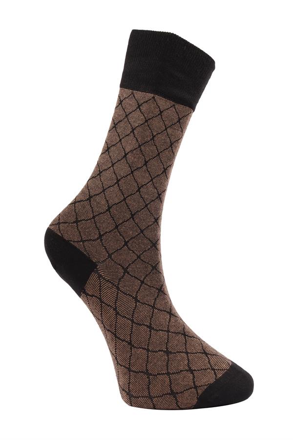 Erkek Likralı Modal Soket Çorap 5219 Vizon  JBR5219.000001