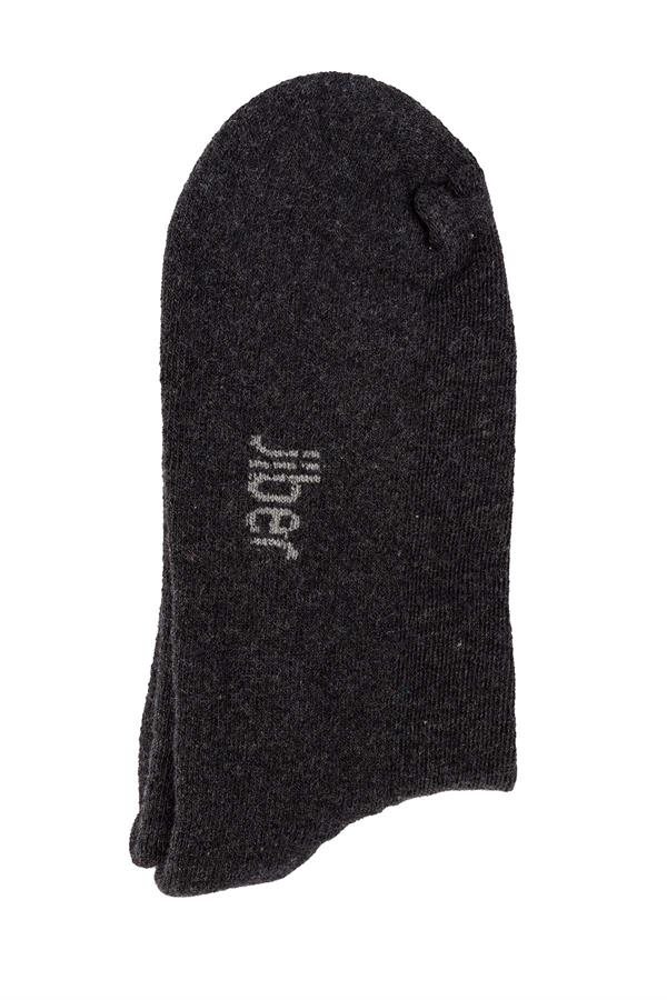 Erkek Yarım Havlu Pamuklu Konç Antrasit Çorap 5801