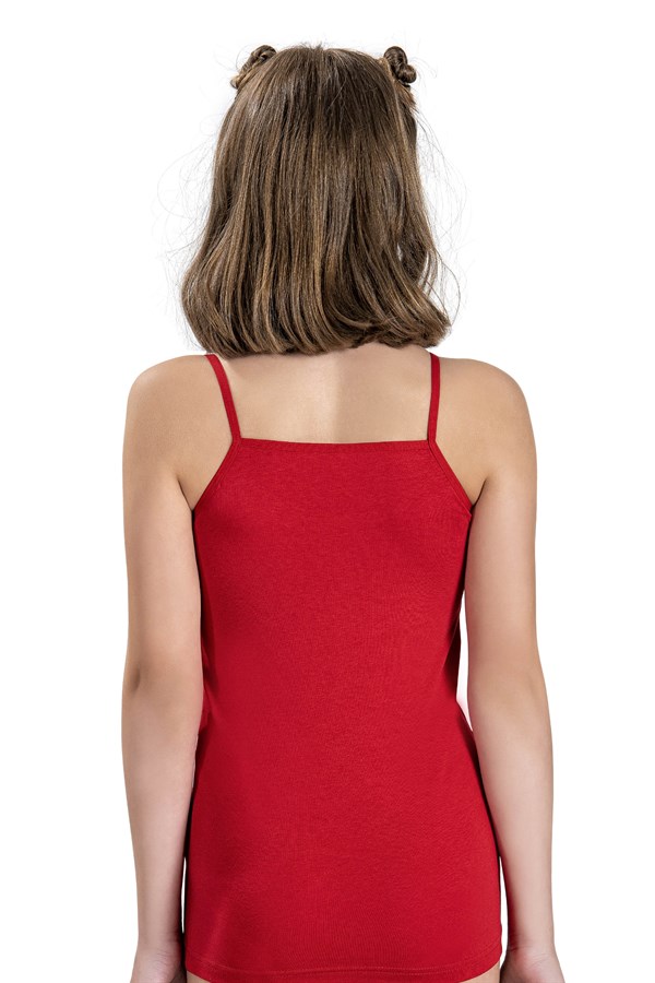 Kız Çocuk Asorti Pamuklu Likralı 3lü Atlet 807