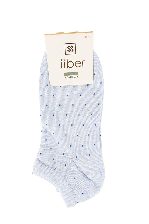 Kadın 12li Pamuk Patik Asorti Çorap 6606 Asorti  JBR6606.0000012