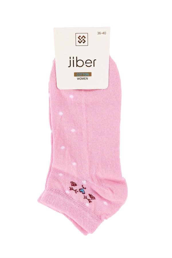 Kadın 12li Pamuklu Patik Asorti Çorap 6607 Asorti  JBR6607.0000012