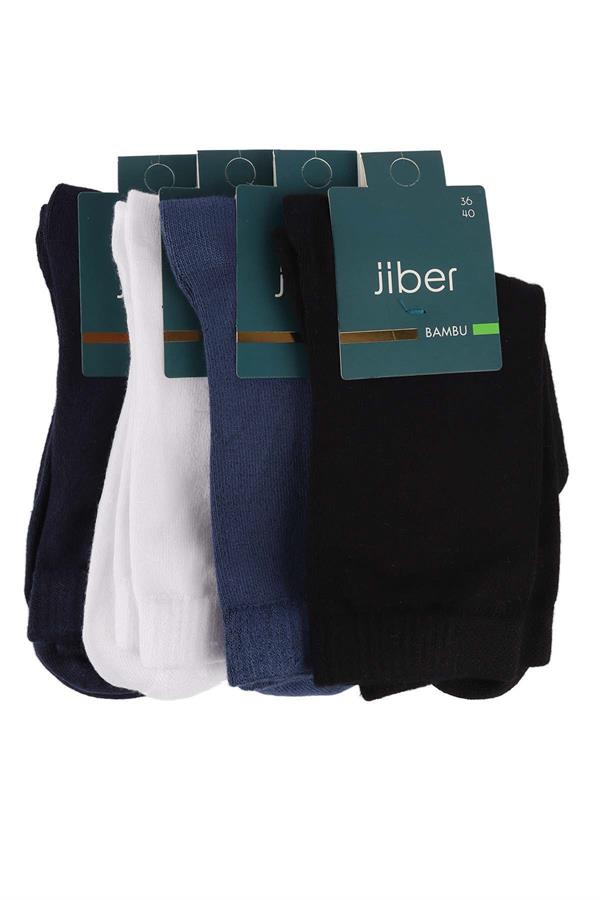 Kadın Bambu Likralı Soket Çorap Asorti  JBR6650.000001