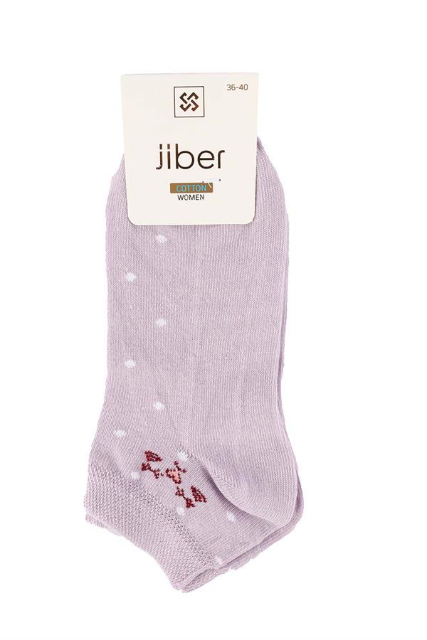 Kadın 4lü Pamuklu Patik Asorti Çorap 6607 Asorti  JBR6607.000001