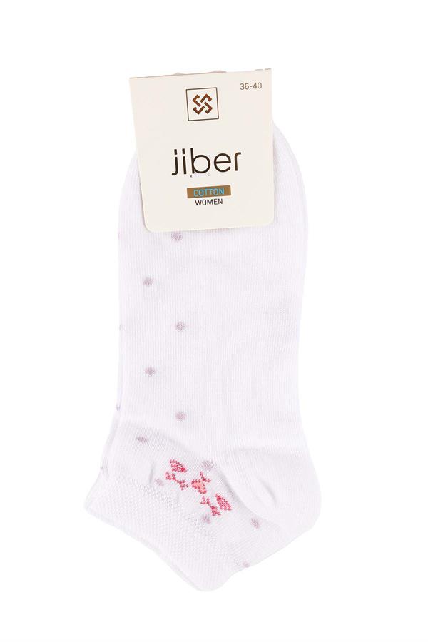 Kadın 4lü Pamuklu Patik Asorti Çorap 6607 Asorti  JBR6607.000001